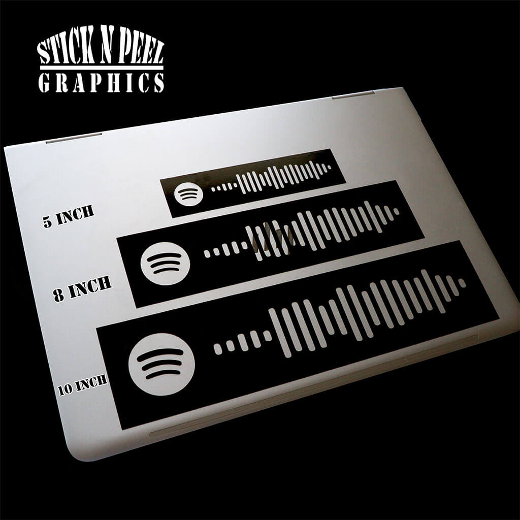 Vinyl Decal Rick Roll Spotify Code Music Code Vinyl 