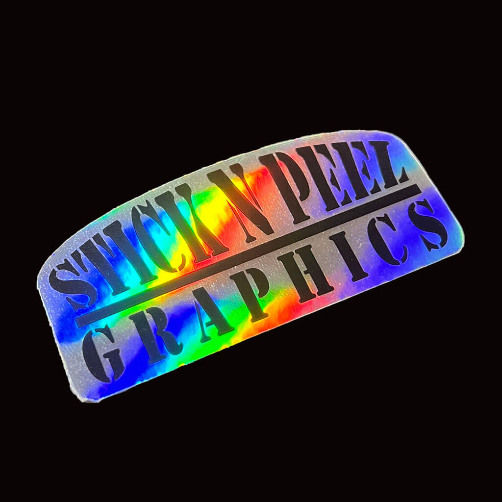 Holographic Oil Slick Stickers – Stick N Peel Graphics